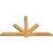 Ekena Millwork Kennewick Rough Sawn Timber Gable Bracket, Western Red Cedar, 60"W x 32"H x 2"D x 4"F, 13/12 Pitch GBW060X32X0204KEN00RWR - alternate 5